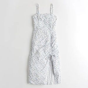 Hollister Cinch Front Knit Midi Dress